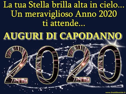 auguri di buon anno 2020