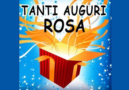 auguri rosa buon onomastico