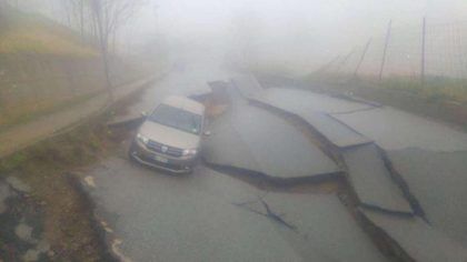 maltempo calabria girifalco strada catanzaro