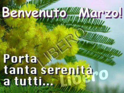 marzo benvenuto