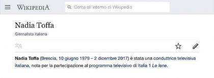 nadia toffa wikipedia