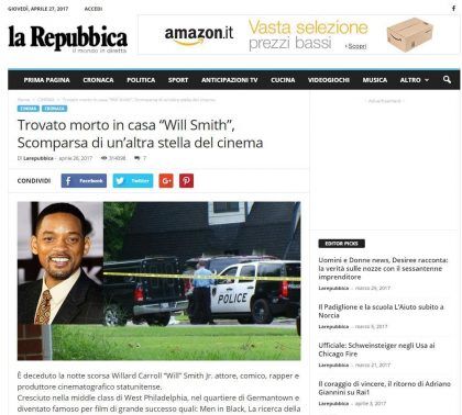 repubblica will smith morto